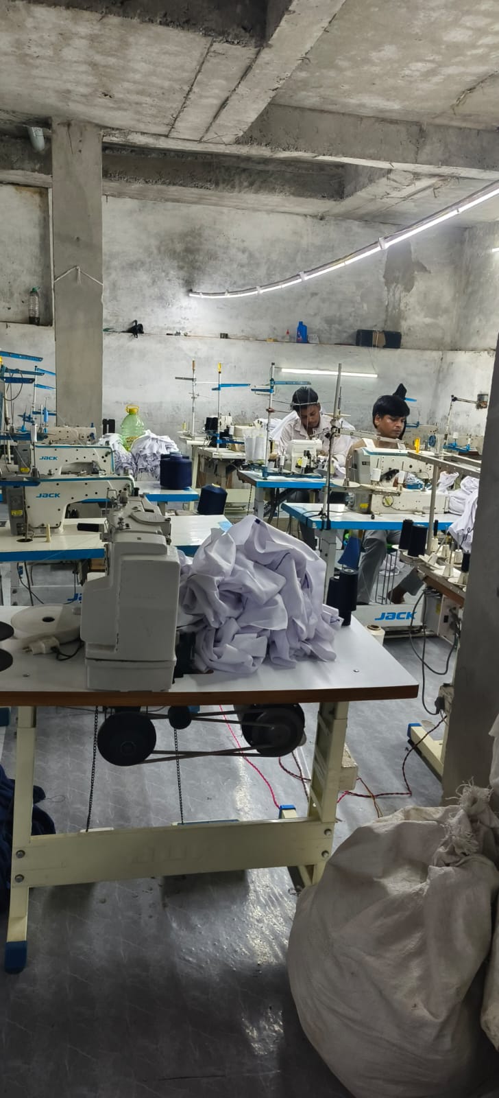 Stitching unit at Pawan Textiles Company